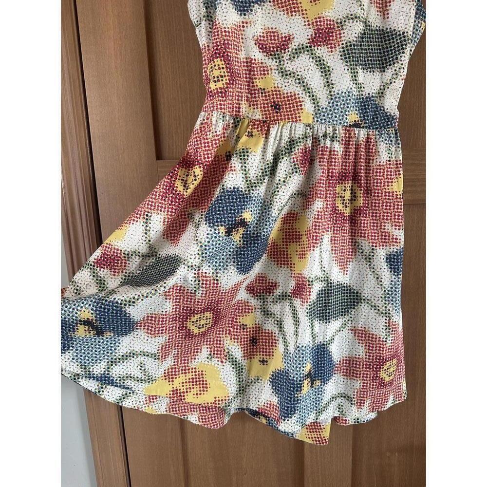 NWT Kate Spade Saturday Photo Floral Open Back A-line Mini Dress Women’s Medium - Picture 3 of 15